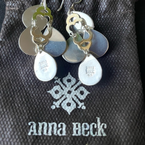 Anna Beck | 18K Gold-Plated Chrysoprase Chandelier Earrings - Picture 13 of 14